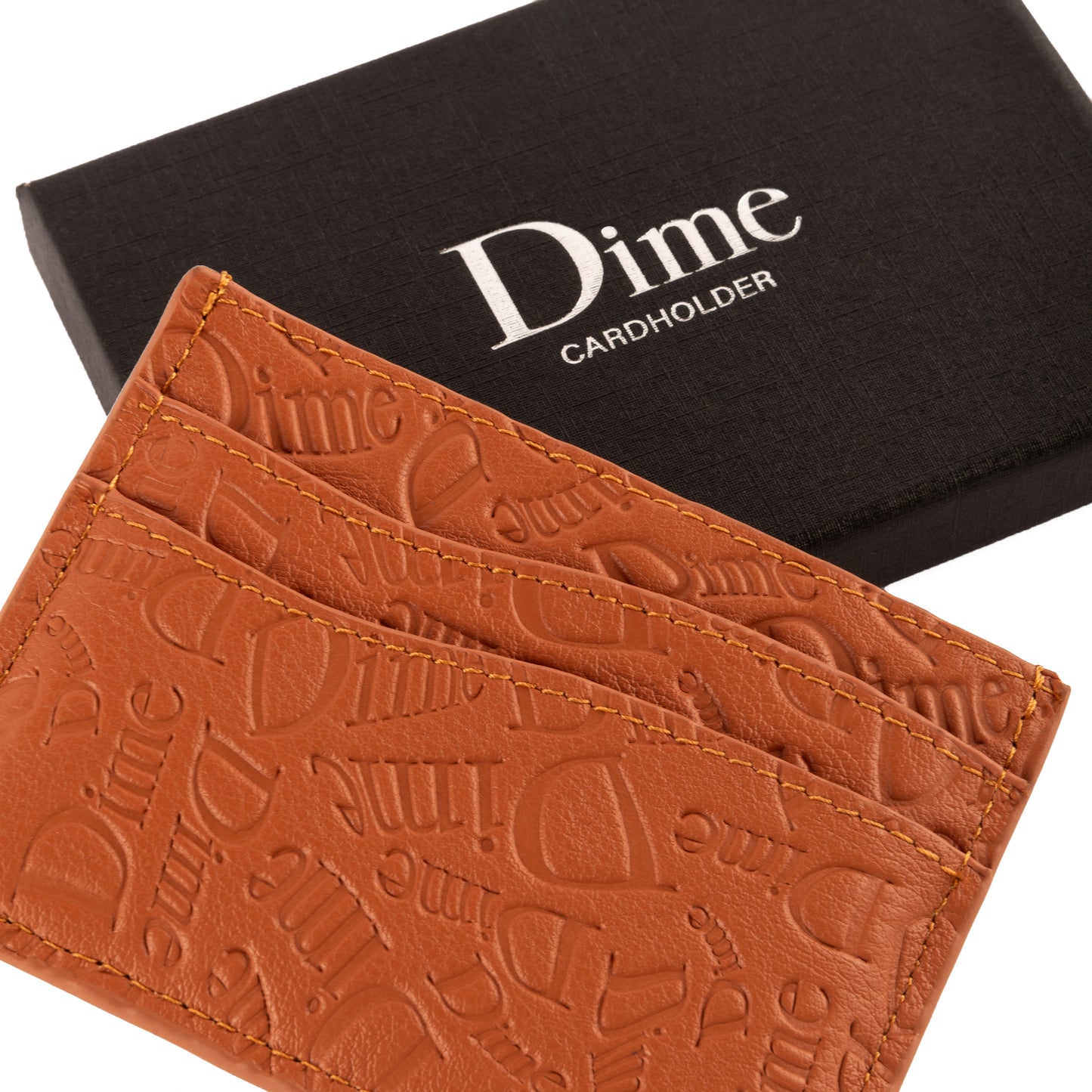 Dime - Haha Leather Cardholder - Almond