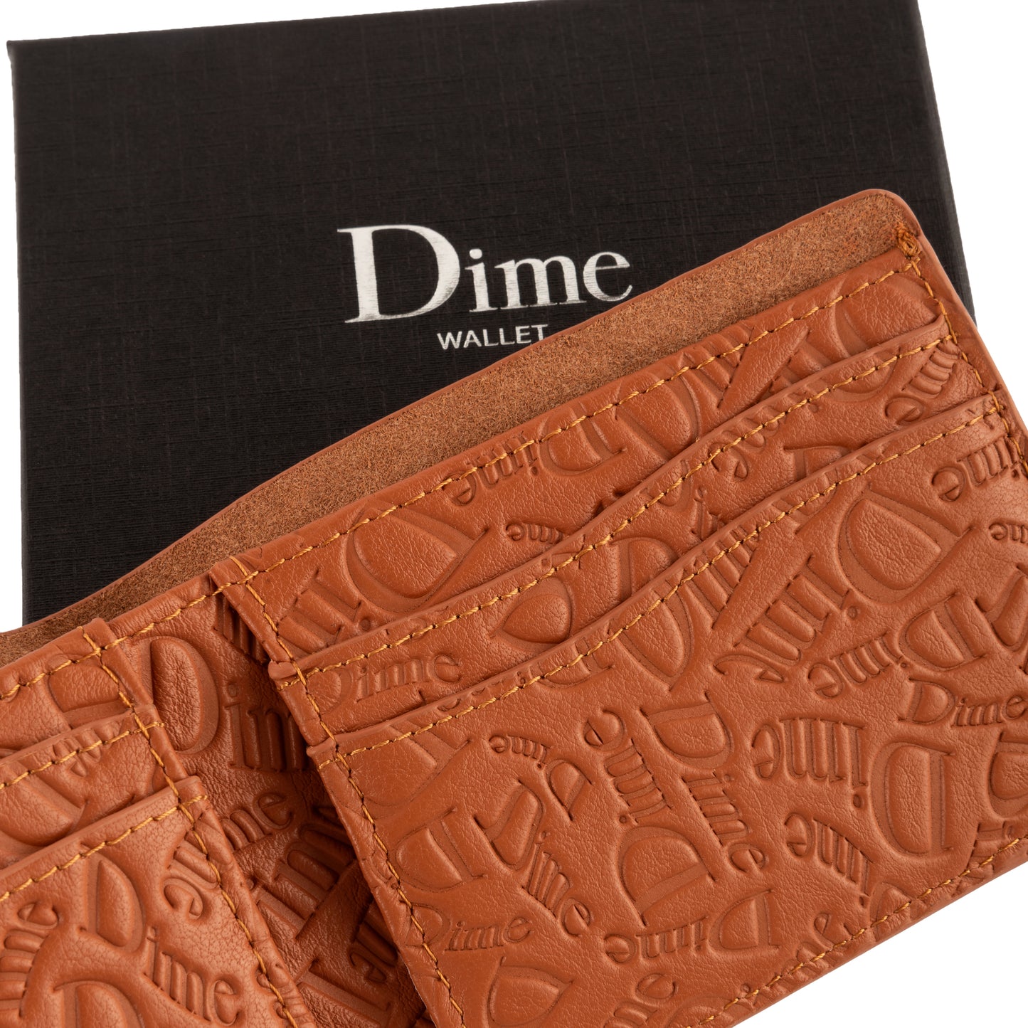 Dime - Haha Leather Wallet - Almond