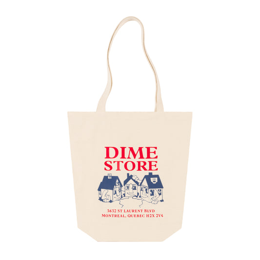 Dime - Skateshop Tote Bag - Off White