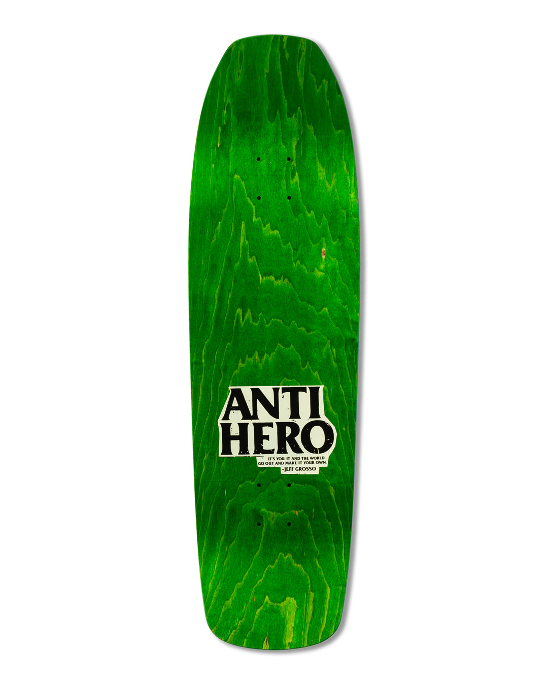 Antihero Skateboards - SSD 25 GROSSO HAND PLANT BLACK 9.25 WHEEL WELLS SQUARE EDGE