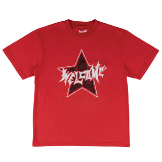 Welcome - All Star Boxy Printed Tee Vintage Red