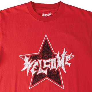 Welcome - All Star Boxy Printed Tee Vintage Red