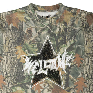 Welcome - All Star Boxy Printed Tee Camo