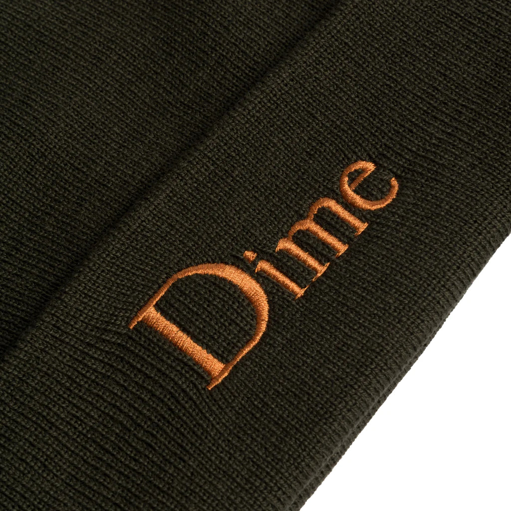 Dime - Classic Wool Fold Beanie - Army Green