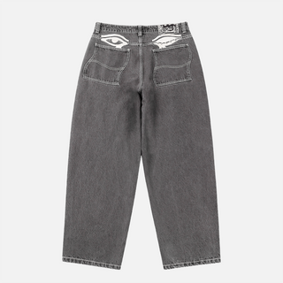 Dime - Baggy Wink Denim Pants Faded Black