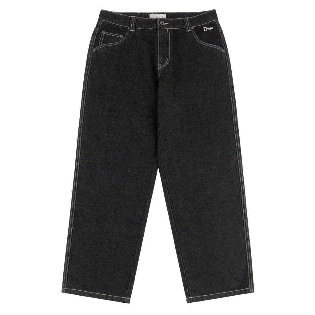 Dime -  Classic Relaxed Denim - Black Washed