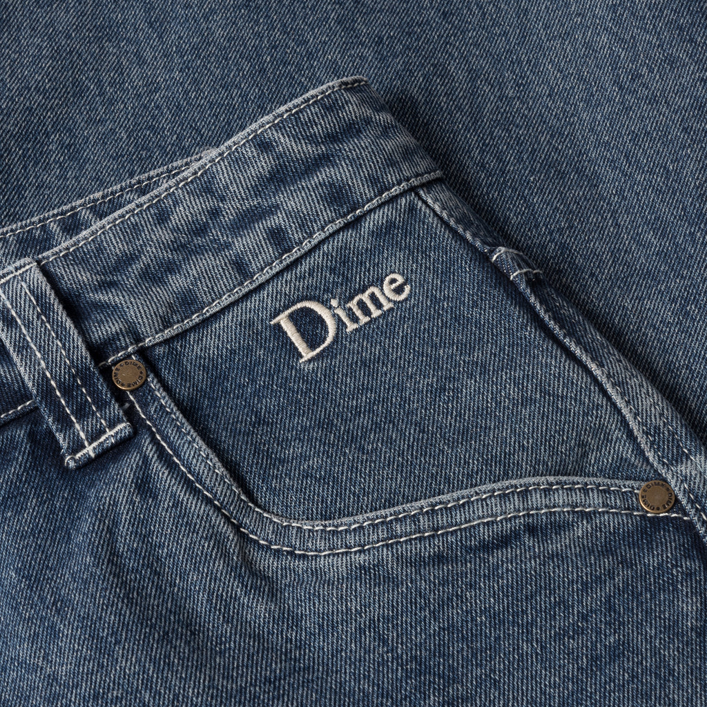 Dime -  Classic Relaxed Denim - Stone Washed