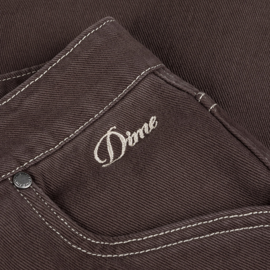 Dime - Classic Denim Shorts - Washed Brown