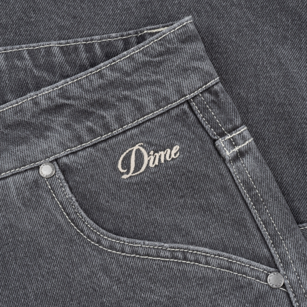 Dime - Classic Denim Shorts - Faded Black