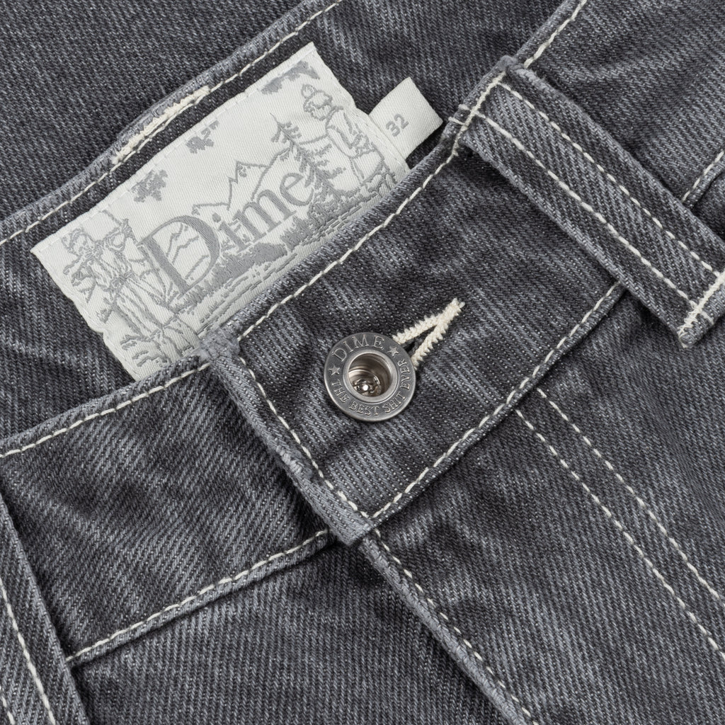 Dime - Classic Denim Shorts - Faded Black