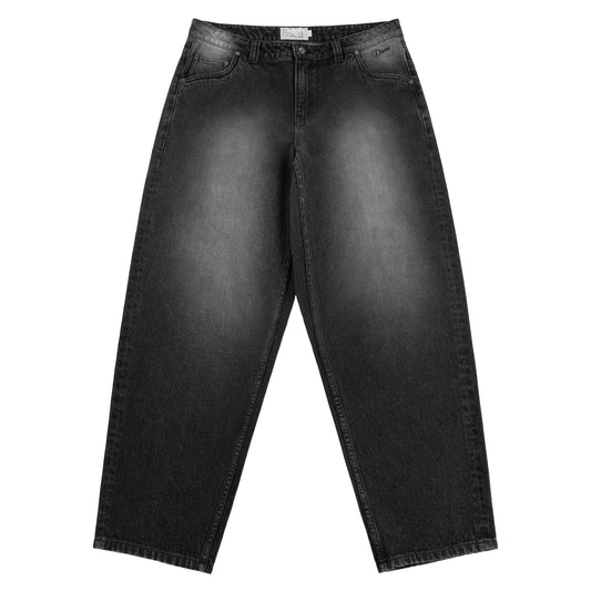 Dime - Classic Baggy Denim Pants - Sandblasted Black