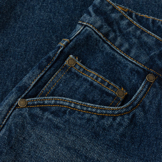 Dime - Classic Relaxed Denim Pants - Faded Indigo