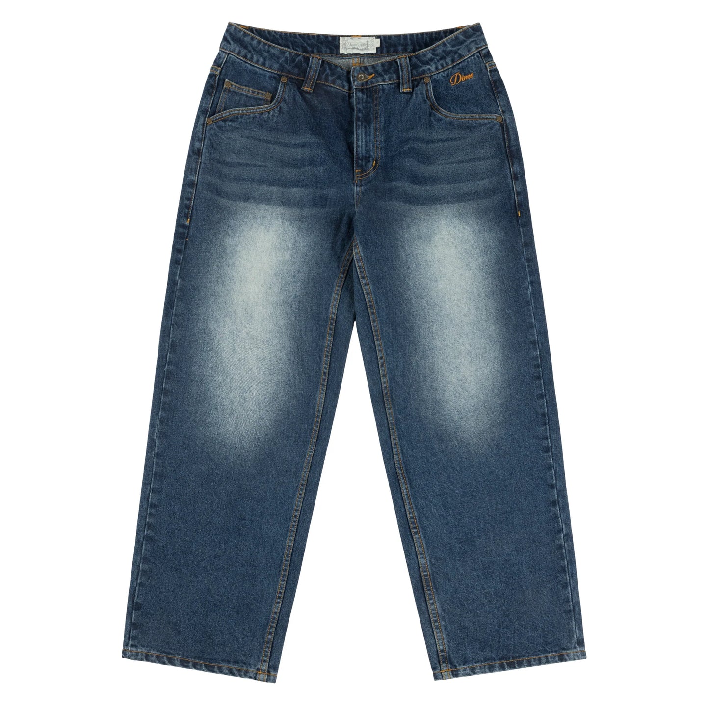 Dime - Classic Relaxed Denim Pants - Faded Indigo