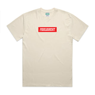Parliament - Box Logo T-Shirt - Ecru