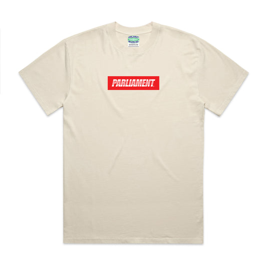 Parliament - Box Logo T-Shirt - Ecru