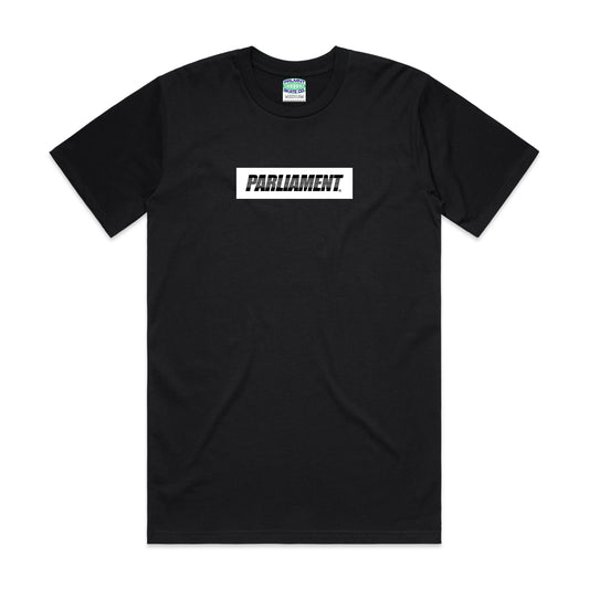 Parliament - Box Logo T-Shirt - Black