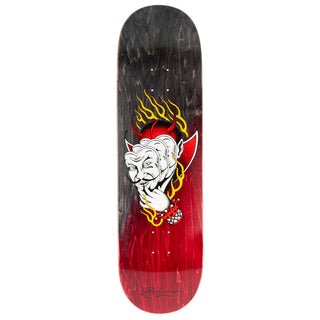 Welcome Skateboards - Diablo Black/Red Stain Popsicle - 9.0" Deck