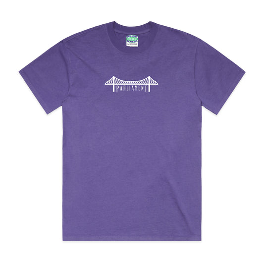 Parliament - Bridge Logo T-Shirt - Faded Purple