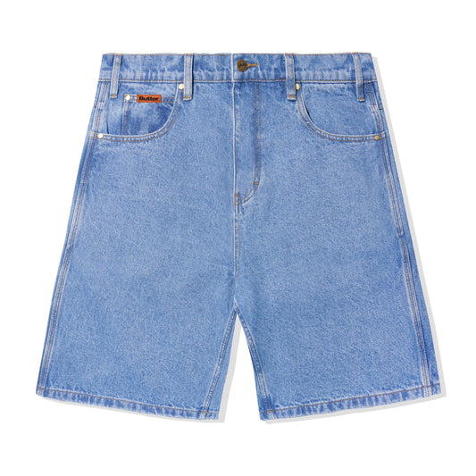 Butter Goods - Baggy Denim Shorts - Washed Indigo