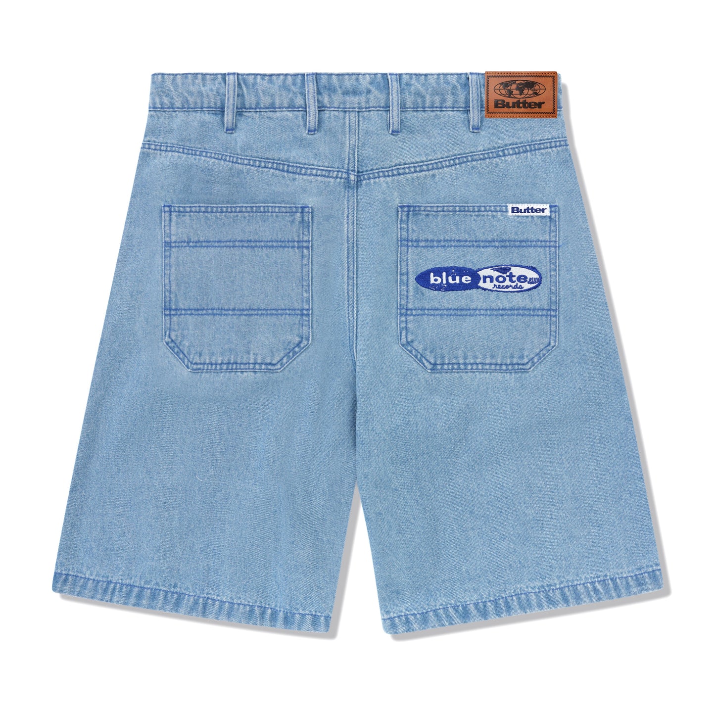 Butter x Blue Note - Pleated Denim Shorts - Washed Indigo