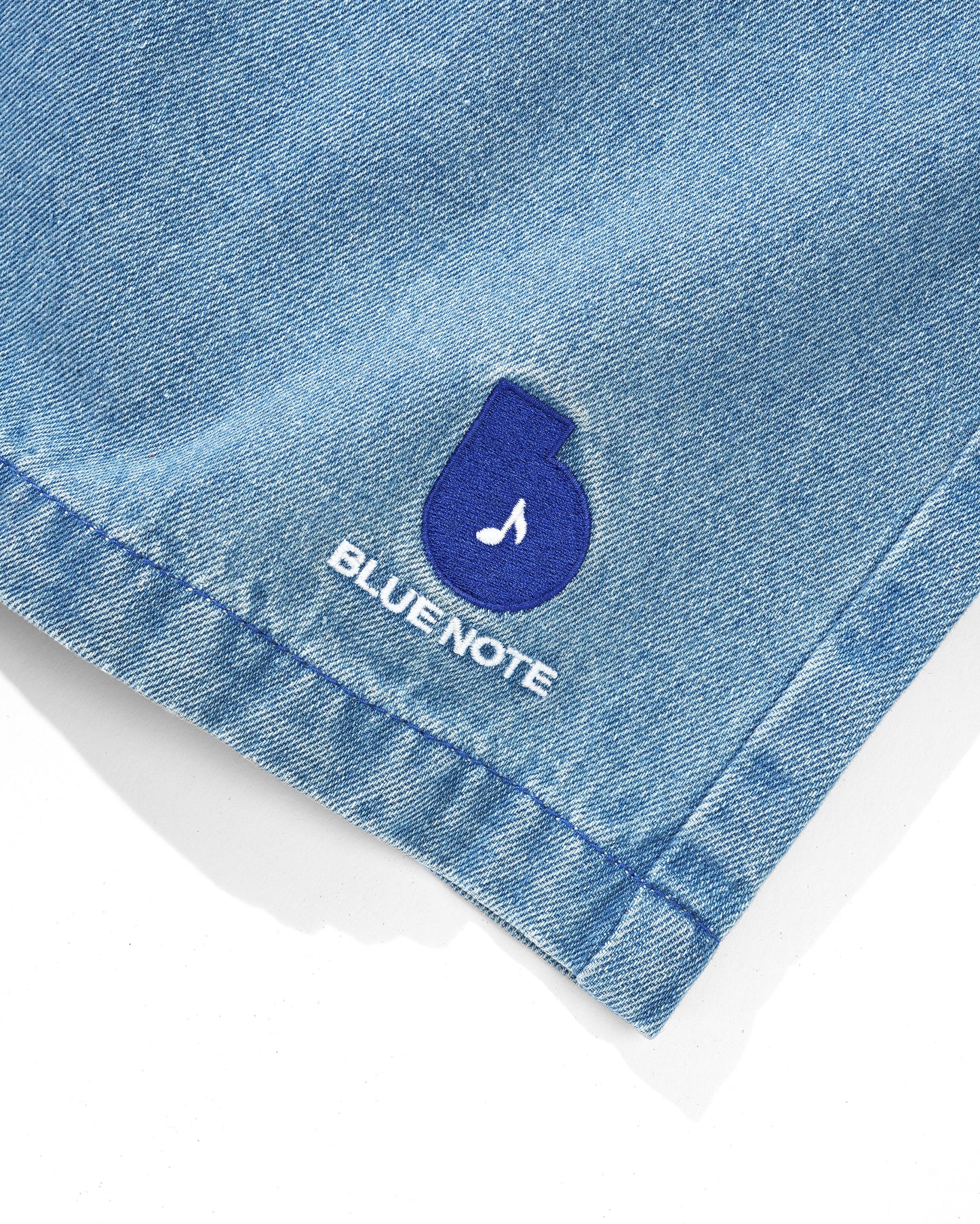 Butter x Blue Note - Pleated Denim Shorts - Washed Indigo