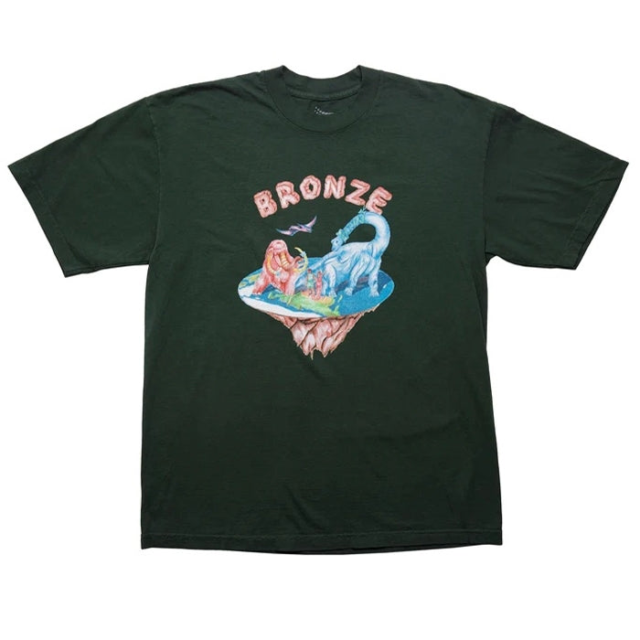Bronze 56k - Flat Earth Tee - Forest Green