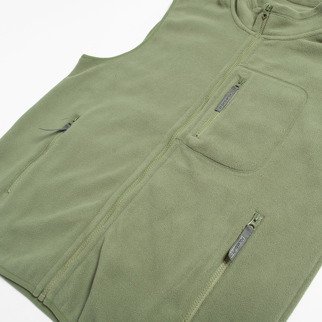 Polar Skate Co. - Basic Fleece Vest - Army Green