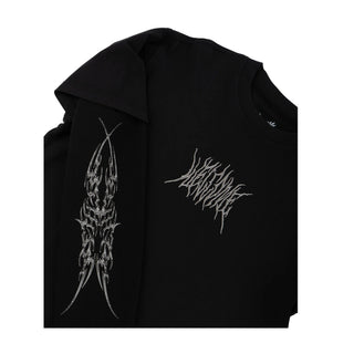 Welcome - CASTE LAYERED L/S KNIT BLACK/GREY