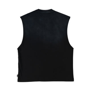 Welcome - CHROME FANG SLEEVELESS KNIT BLACK SUN FADE