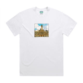 Parliament - KGS Clock Tower T-Shirt White