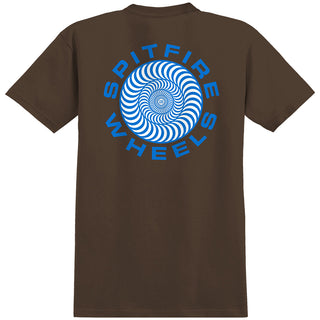 Spitfire - Classic '87 Swirl Fill T-Shirt Dark Chocolate