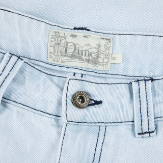 Dime - Classic Denim Shorts - Faded Blue