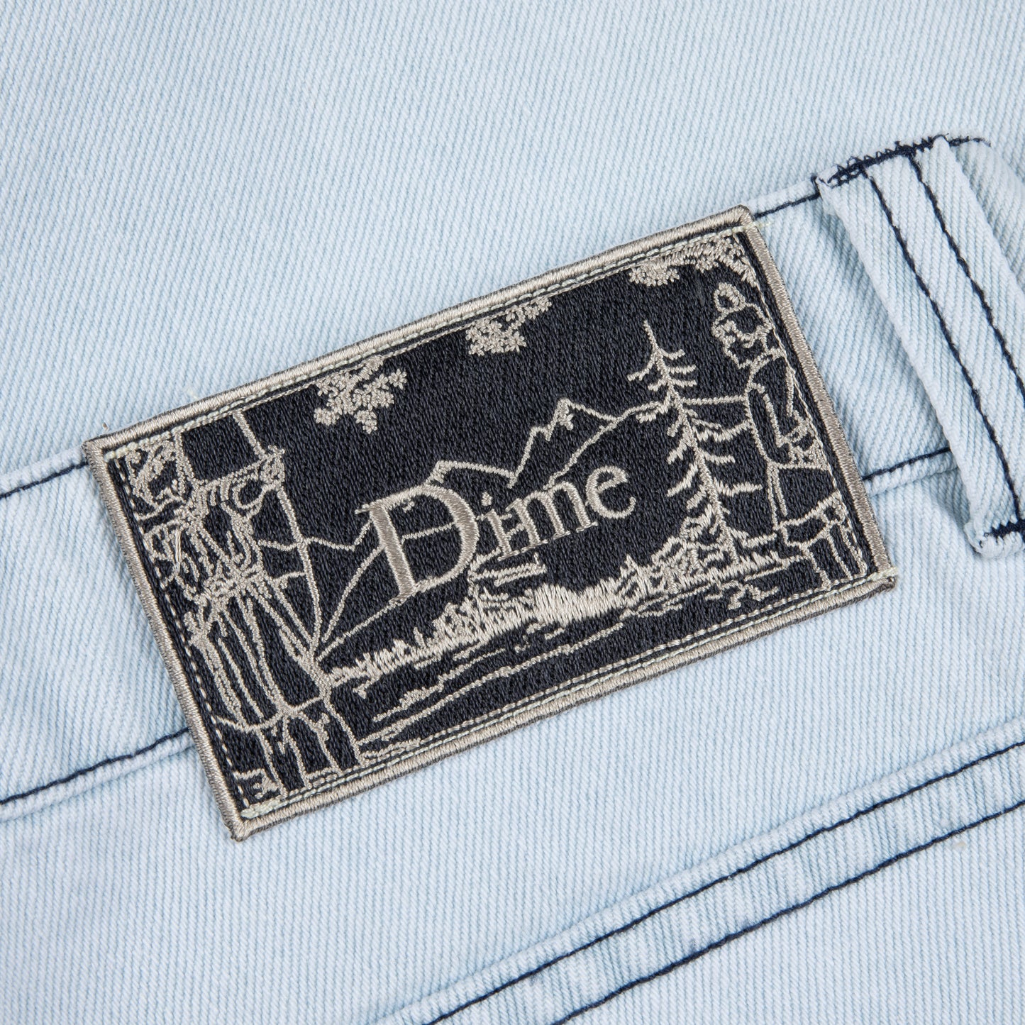 Dime - Classic Denim Shorts - Faded Blue