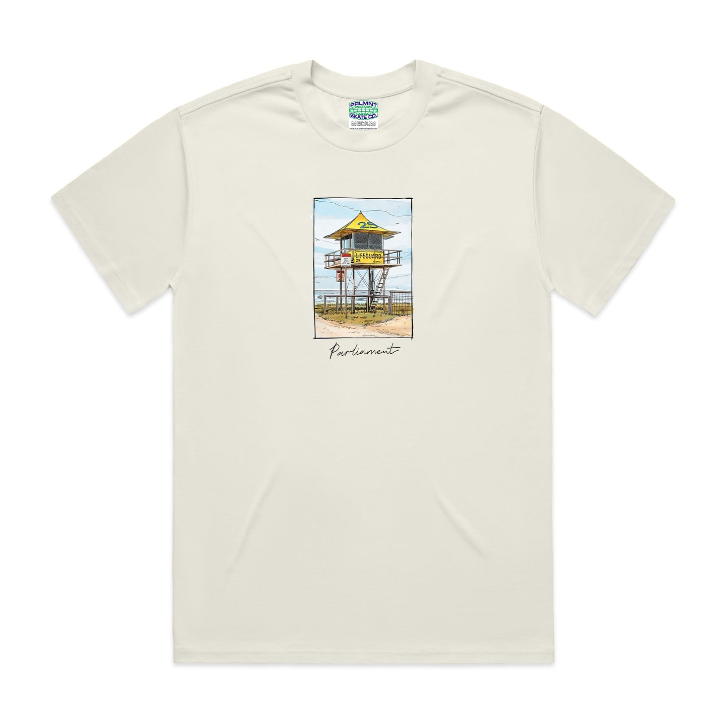Parliament - Coast Guard Tower T-Shirt - Vintage Bone
