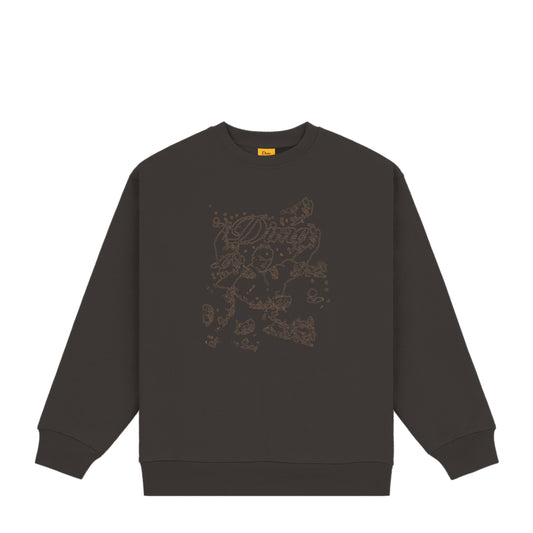 Dime - Genie Crewneck - Vintage Black