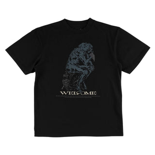 Welcome - CRINKER TEE BLACK