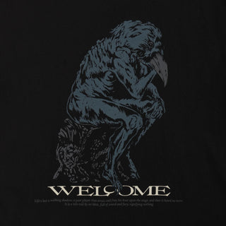 Welcome - CRINKER TEE BLACK