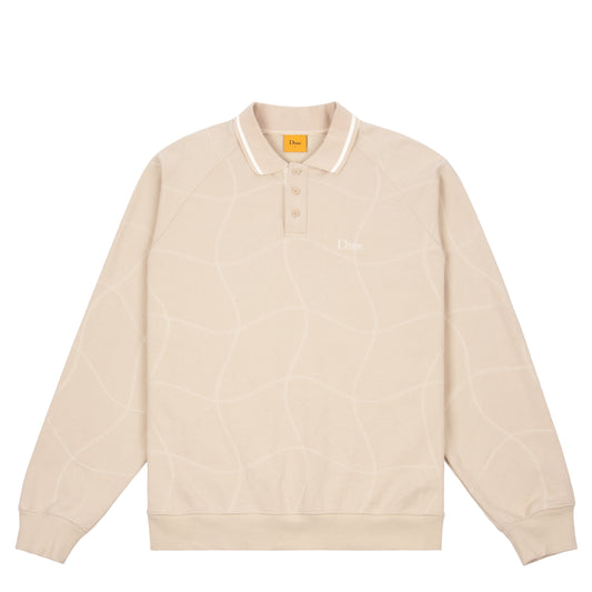 Dime - Wave Rugby Sweater - Cream