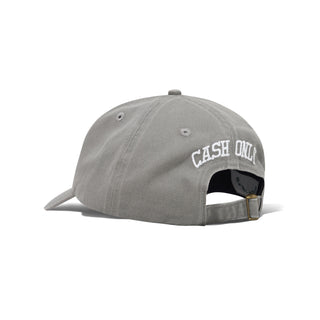 Cash Only - Campus 6 Panel Cap Washed Grey