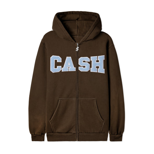 Cash Only - Campus Zip-Thru Hood - Brown