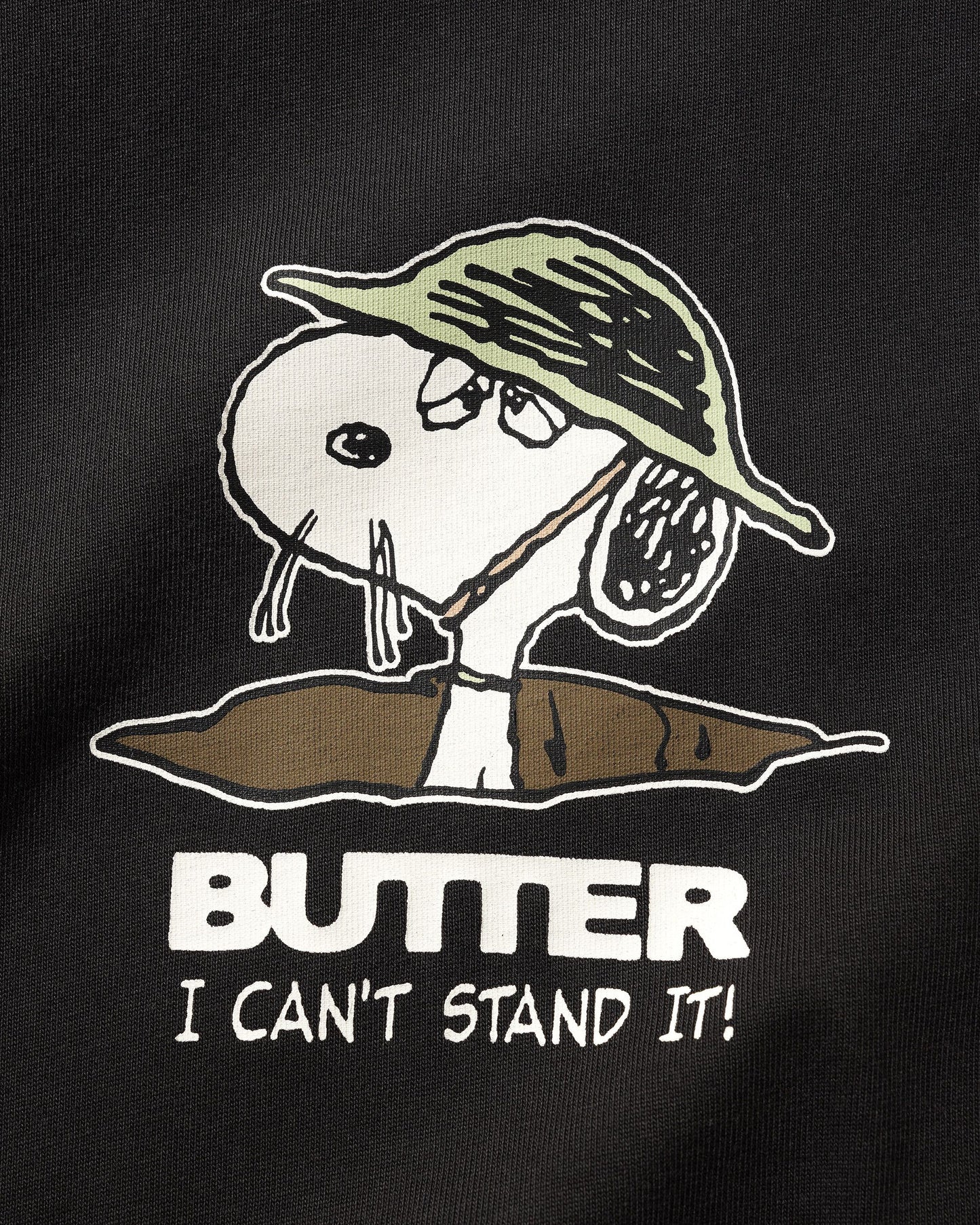 Butter Goods - Can't Stand It Tee - Washed Black
