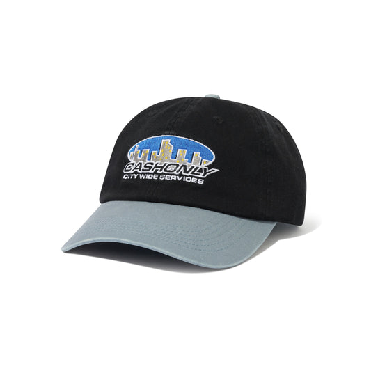 Cash Only - City Wide 6 Panel Cap - Black