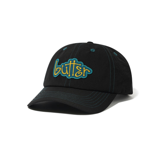 Butter Goods - Connection 6 Panel Cap - Black