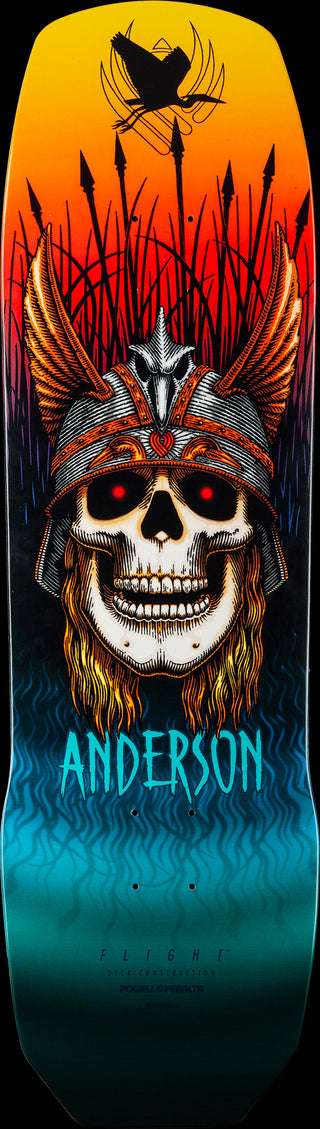 Powell Peralta - Pro Andy Anderson Heron FLIGHT® Skateboard Deck - Shape 290 9.13 x 32.8