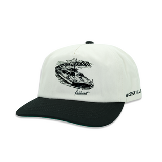 Parliament - City Cat Snapback Cap Ecru / Black