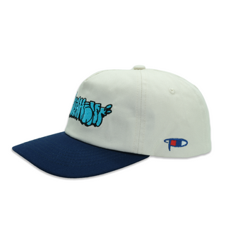 Parliament - Throwie Snapback Cap Ecru / Navy