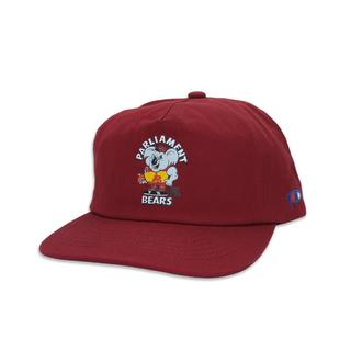 Parliament - Bears Snapback Cap Burgundy