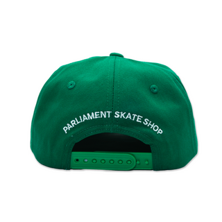 Parliament - Pothead Cotton Twill Snapback Cap Kelly Green