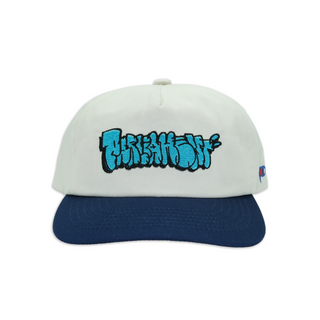 Parliament - Throwie Snapback Cap Ecru / Navy