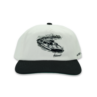 Parliament - City Cat Snapback Cap Ecru / Black